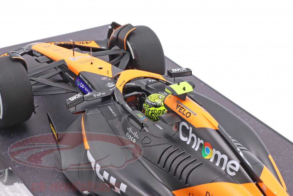 Lando Norris McLaren MCL38 #4 Winner Miami GP formula 1 2024 1:12 Minichamps
