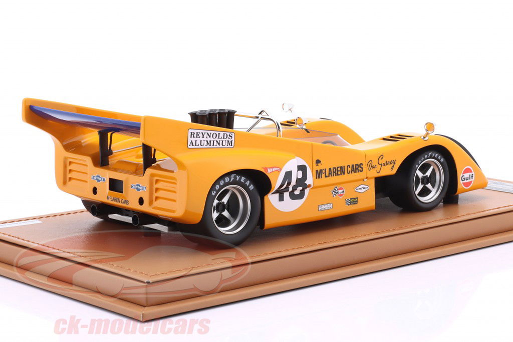 McLaren M8D Chevrolet #48 vinder Can-Am Mont Tremblant 1970 Gurney 1:18 Tecnomodel