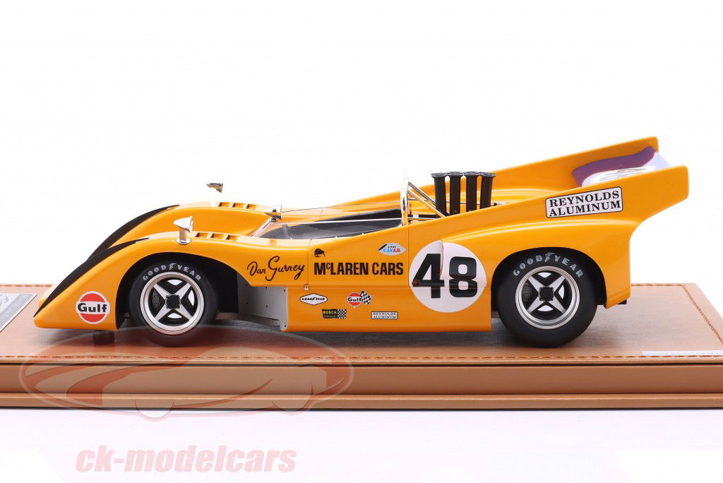 McLaren M8D Chevrolet #48 vincitore Can-Am Mont Tremblant 1970 Gurney 1:18 Tecnomodel