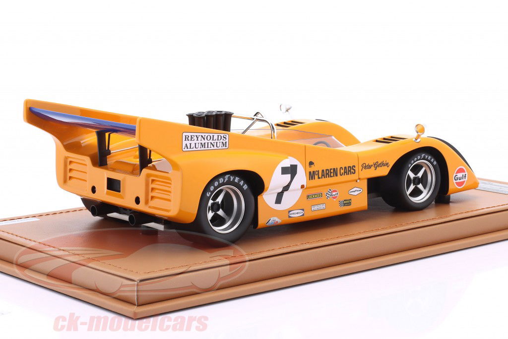 McLaren M8D Chevrolet #7 vincitore Can-Am Road America 1970 Gethin 1:18 Tecnomodel