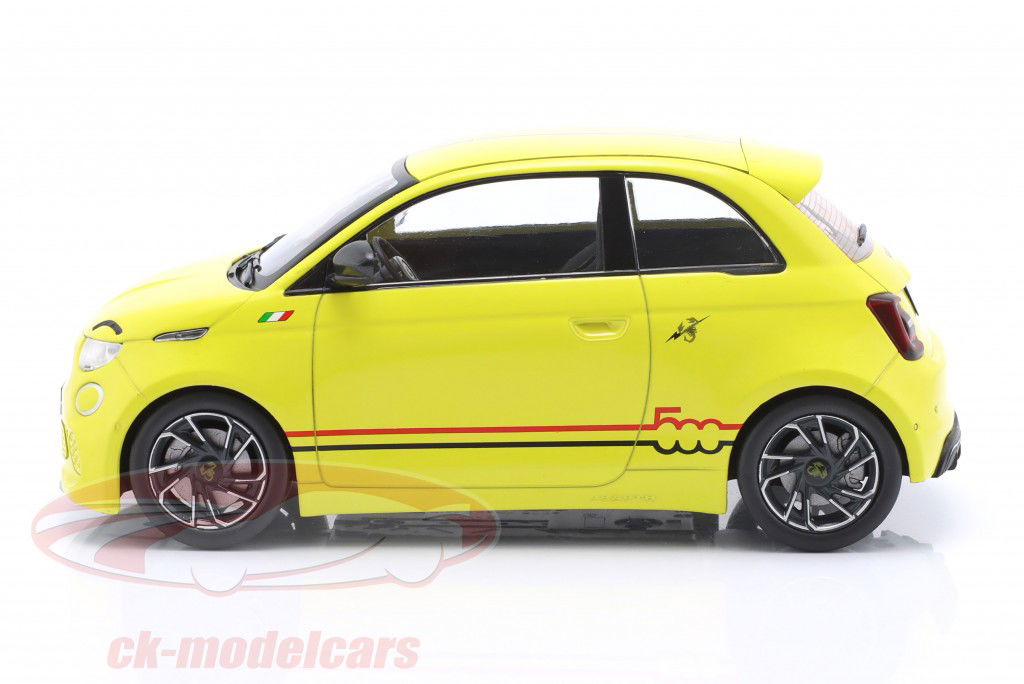 Fiat 500e Abarth Année de construction 2024 jaune 1:18 Ixo