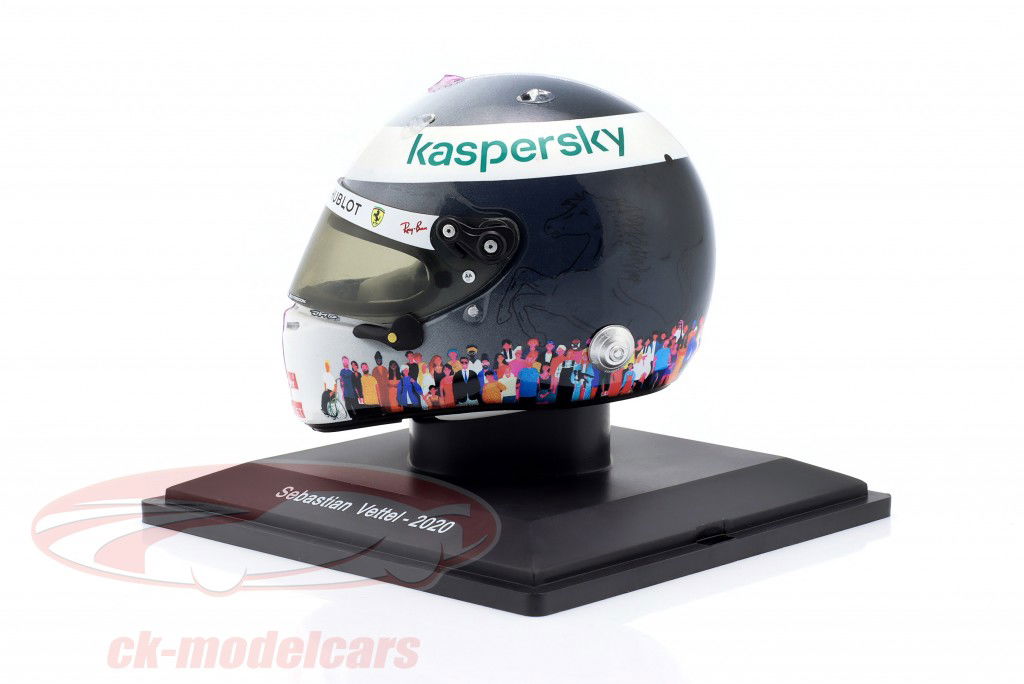 Sebastian Vettel #5 Scuderia Ferrari 3º Turquia GP fórmula 1 2020 capacete 1:5 Spark Editions