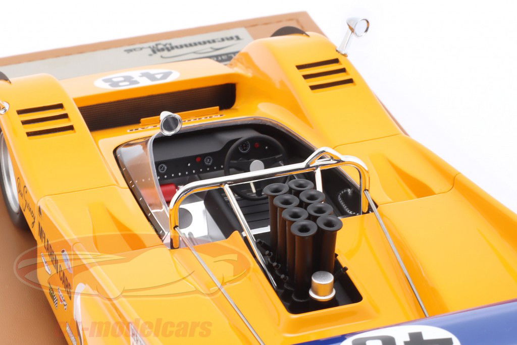 McLaren M8D Chevrolet #48 vincitore Can-Am Mont Tremblant 1970 Gurney 1:18 Tecnomodel