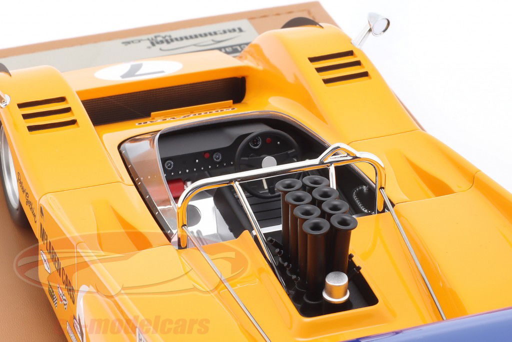McLaren M8D Chevrolet #7 Winner Can-Am Road America 1970 Gethin 1:18 Tecnomodel