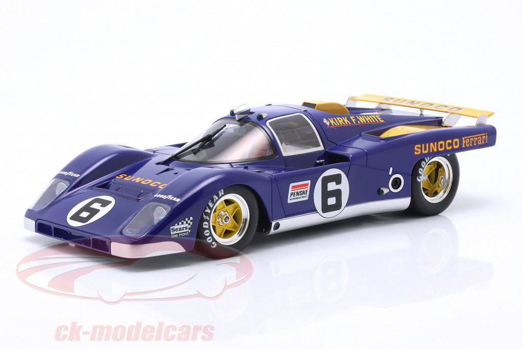 Ferrari 512M Sunoco #6 3ème 24h Daytona 1971 Donohue, Hobbs 1:18 WERK83