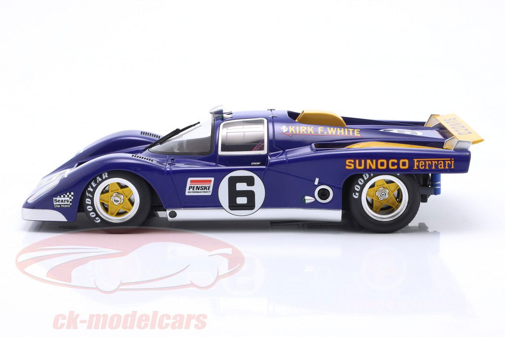 Ferrari 512M Sunoco #6 第三 24h Daytona 1971 Donohue, Hobbs 1:18 WERK83