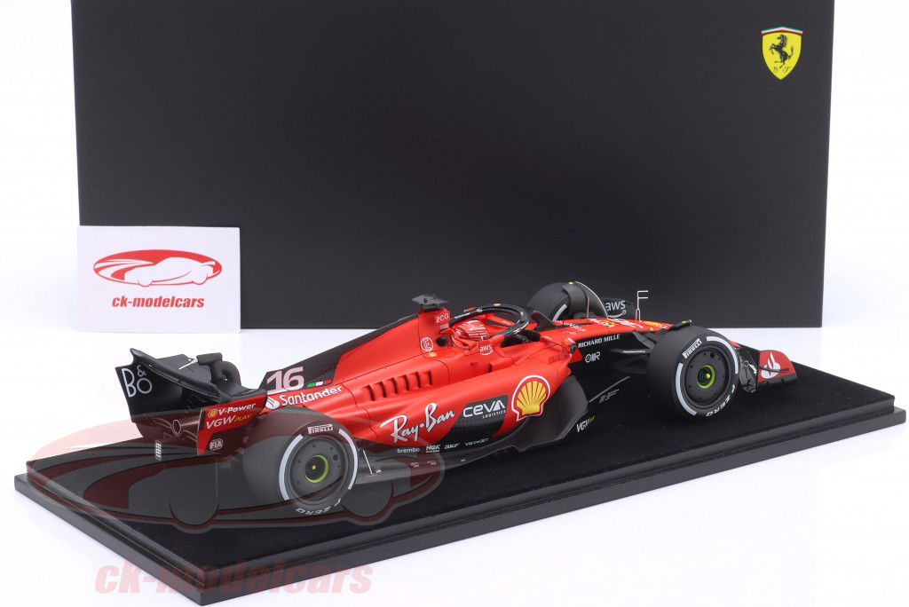 Charles Leclerc Ferrari SF23 #16 4e Singapore GP formule 1 2023 1:18 LookSmart