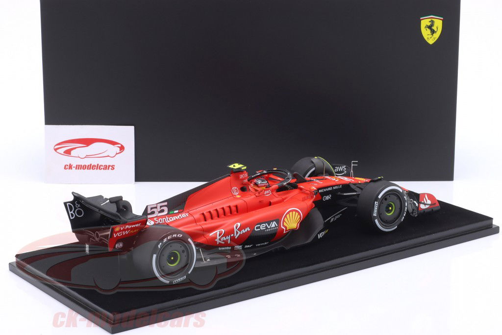 LookSmart 1:18 Carlos Sainz jr. Ferrari SF23 #55 Winner