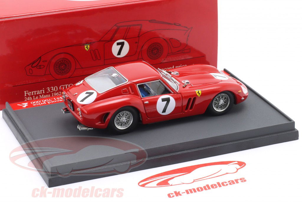 Ferrari 330 GTO #7 24h LeMans 1962 Bandini, Parkes 1:43 Brumm