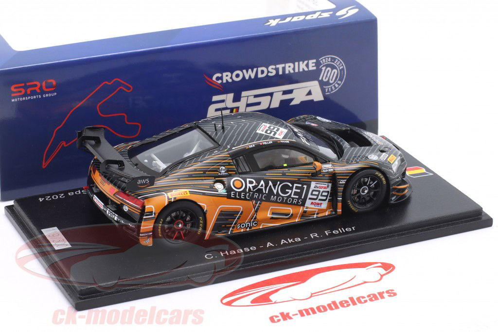 Audi R8 LMS GT3 Evo II #99 24h Spa 2024 Tresor Attempto Racing 1:43 Spark