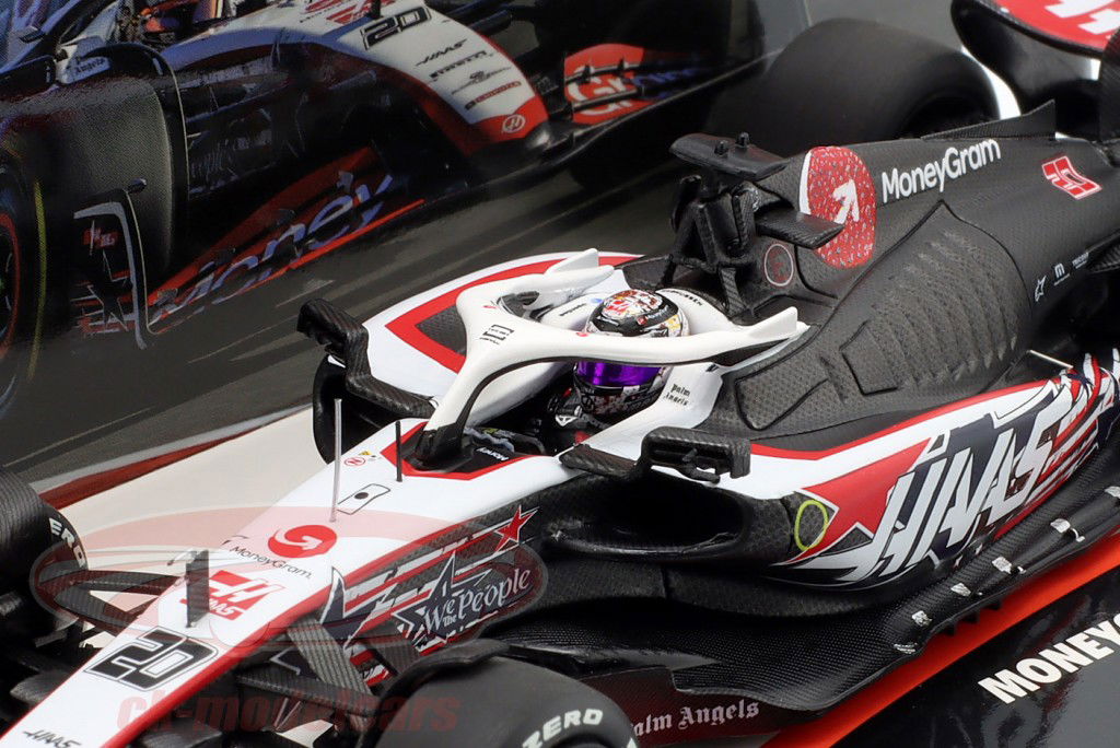 Kevin Magnussen Haas VF-23 #20 EUA GP fórmula 1 2023 1:43 Minichamps