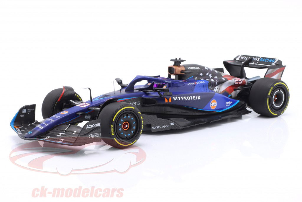 Alex Albon Williams FW45 #23 9° U.S.A. GP formula 1 2023 1:18 Minichamps