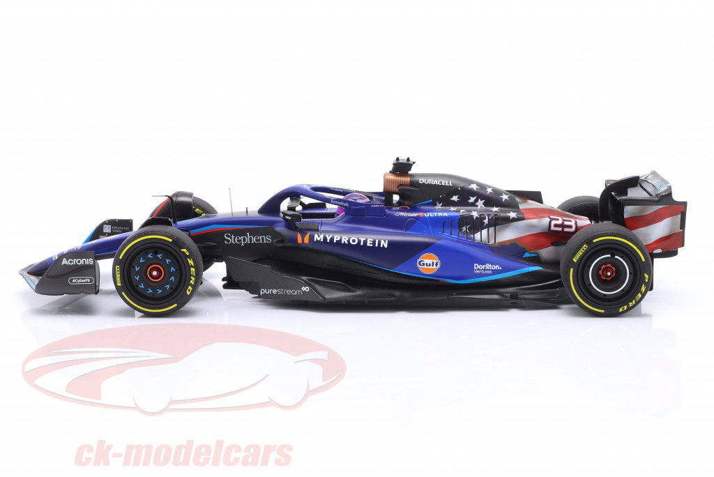 Alex Albon Williams FW45 #23 9° U.S.A. GP formula 1 2023 1:18 Minichamps