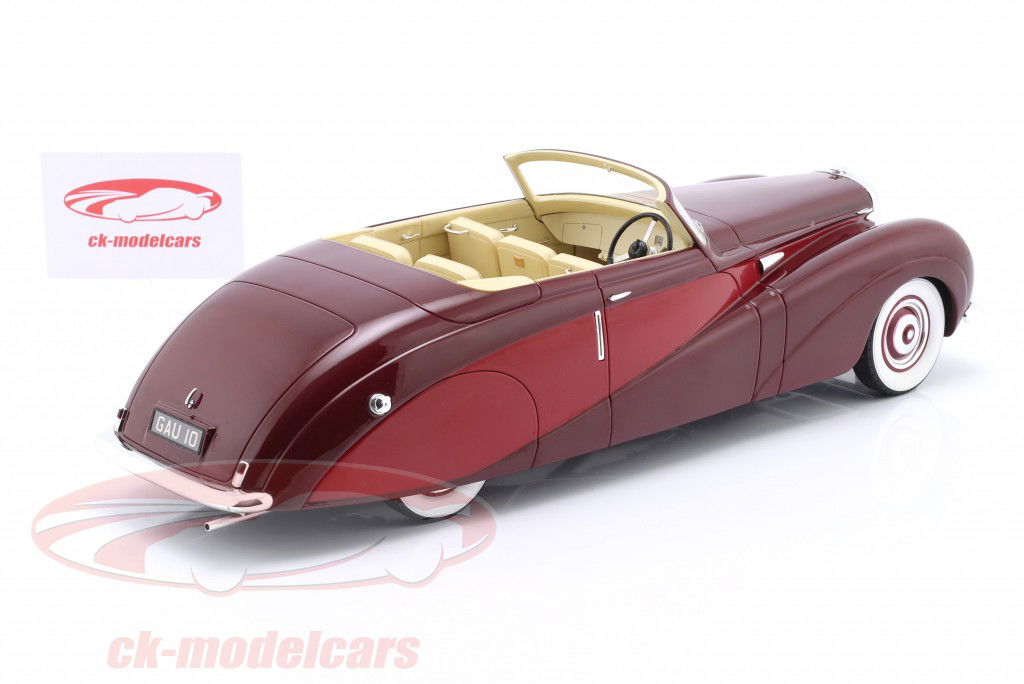 Daimler DE36 Hooper "Green Goddess" Byggeår 1953 rød 1:18 Matrix
