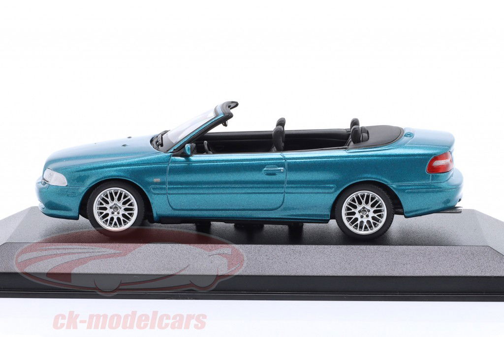 Volvo C 70 Cabriolet Year 1998 blue metallic 1:43 Minichamps