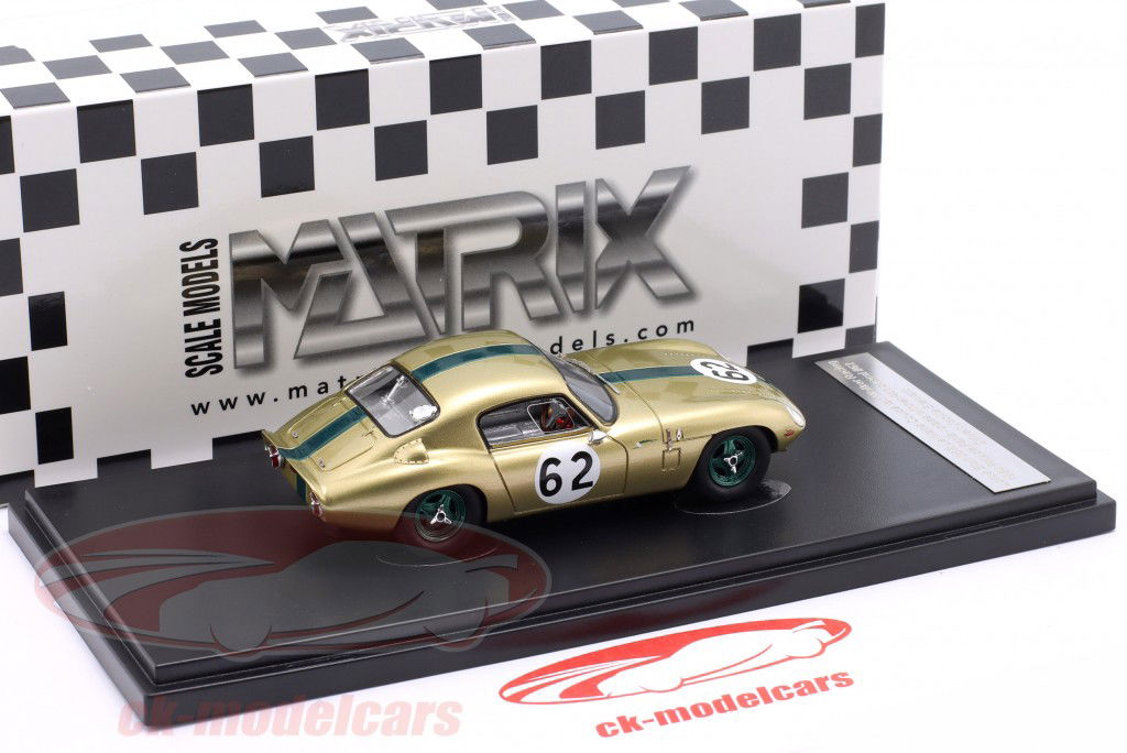 Lotus Elan 26R Coupe #62 4th Prix de Paris 1964 Stewart 1:43 Matrix