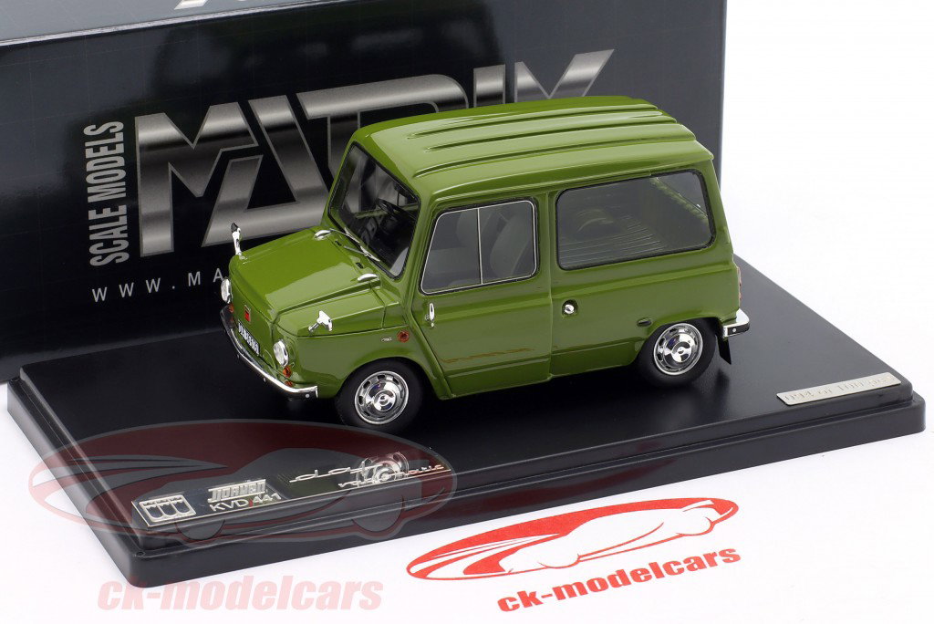 DAF Kalmar Tjorven Année de construction 1971 vert 1:43 Matrix