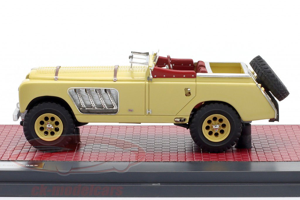 Land Rover 109 Bell Aurens Longnose Open Top Baujahr 2008 beige 1:43 Matrix