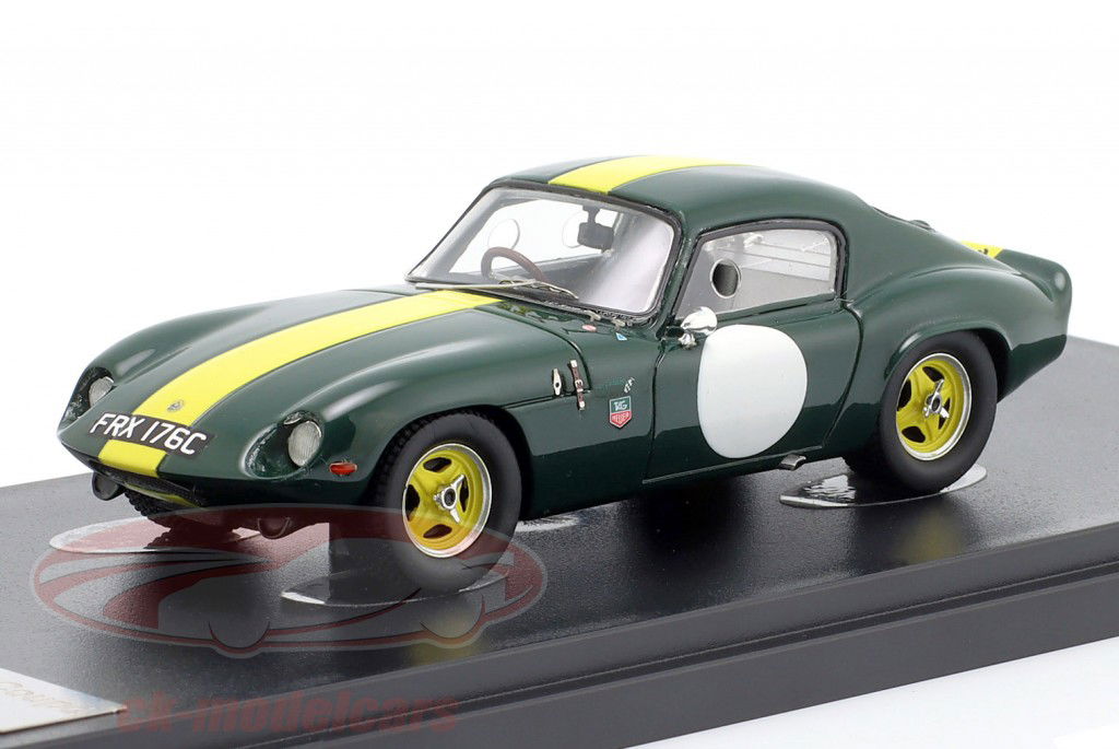 Lotus Elan 26R Coupe Streamline 1964 grøn / gul 1:43 Matrix
