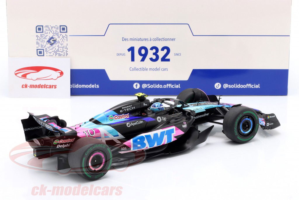 Pierre Gasly Alpine A524 #10 3º Brasileiro GP fórmula 1 2024 1:18 Solido