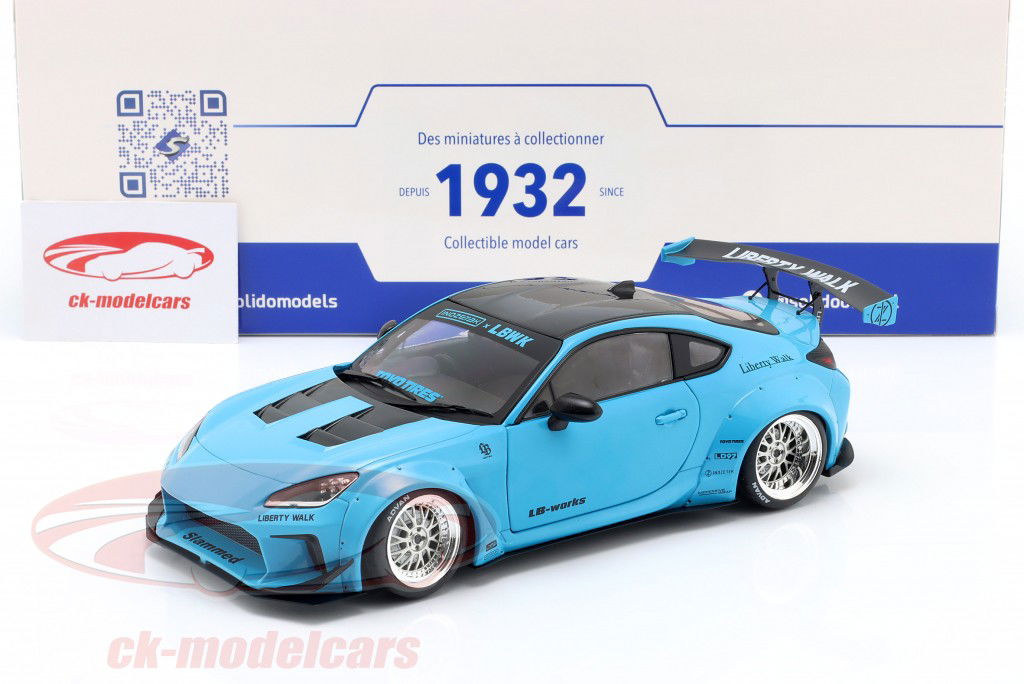 Toyota GR86 LBWK Body Kit 2024 ベビーブルー 1:18 Solido