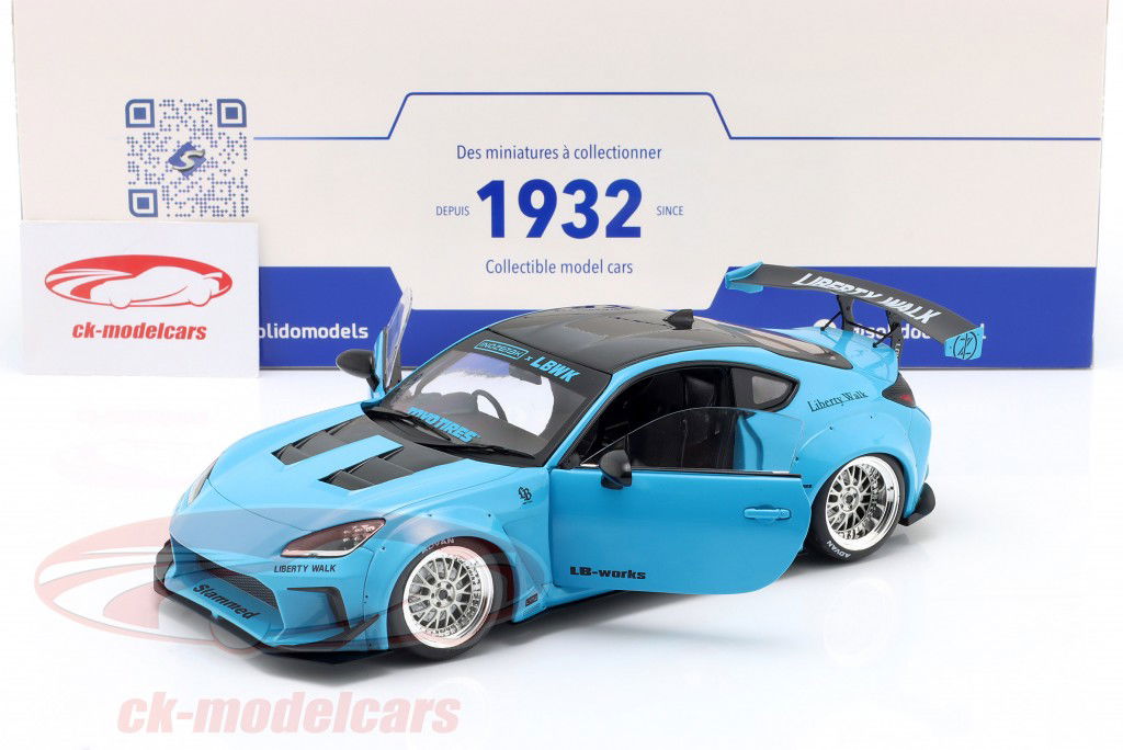 Toyota GR86 LBWK Body Kit 2024 ベビーブルー 1:18 Solido