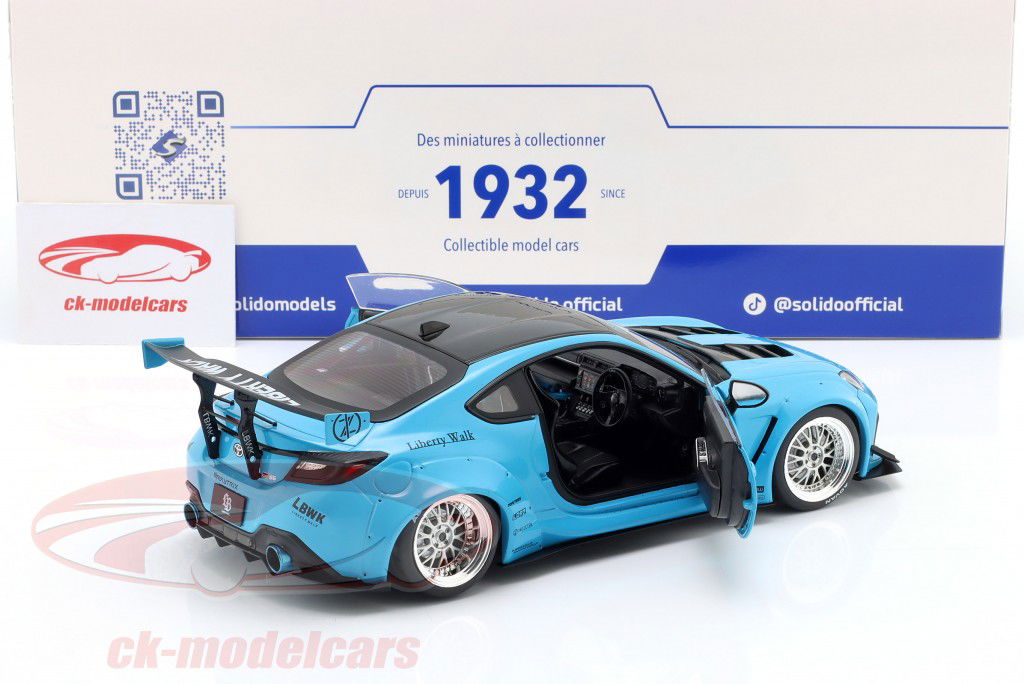 Toyota GR86 LBWK Body Kit 2024 ベビーブルー 1:18 Solido