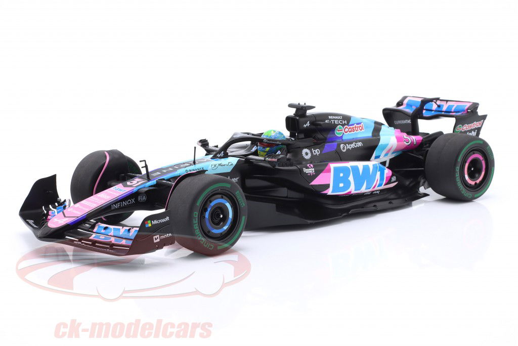 Esteban Ocon Alpine A524 #31 2nd Brazilian GP Formula 1 2024 1:18 Solido