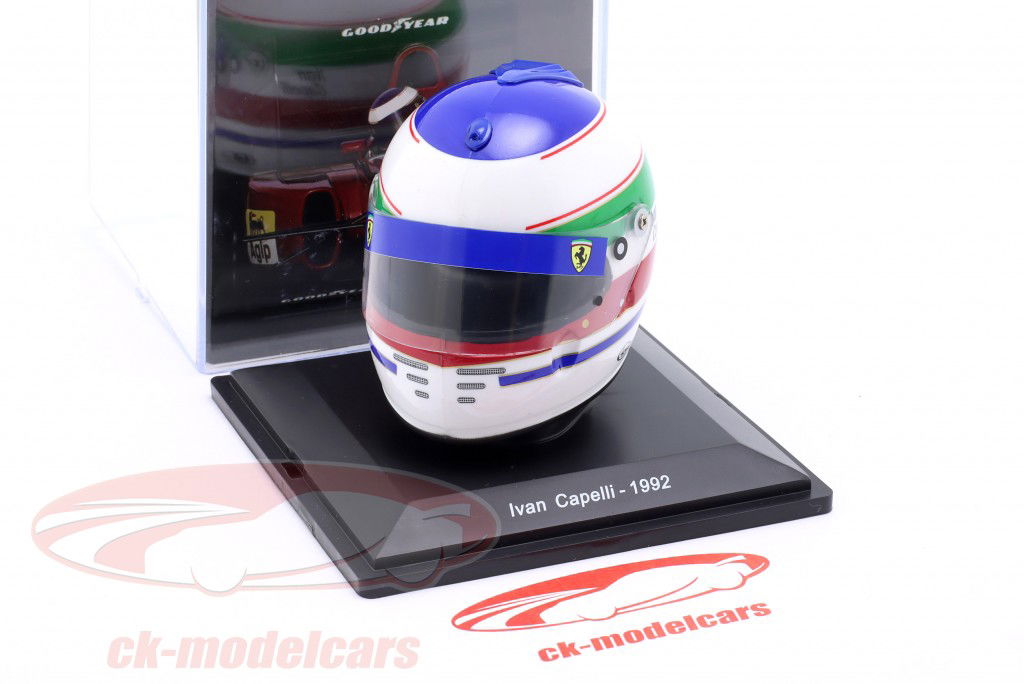 Ivan Capelli Scuderia Ferrari #28 Formula 1 1992 helmet 1:5 Spark Editions