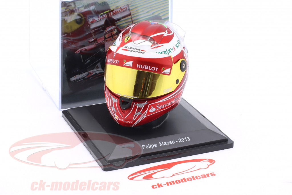 Felipe Massa Scuderia Ferrari #4 formule 1 2013 helm 1:5 Spark Editions