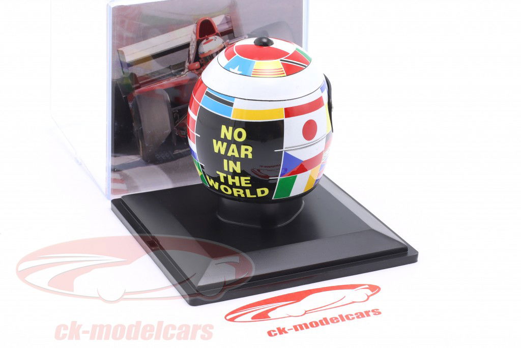 Gerhard Berger Scuderia Ferrari #28 fórmula 1 1995 capacete 1:5 Spark Editions