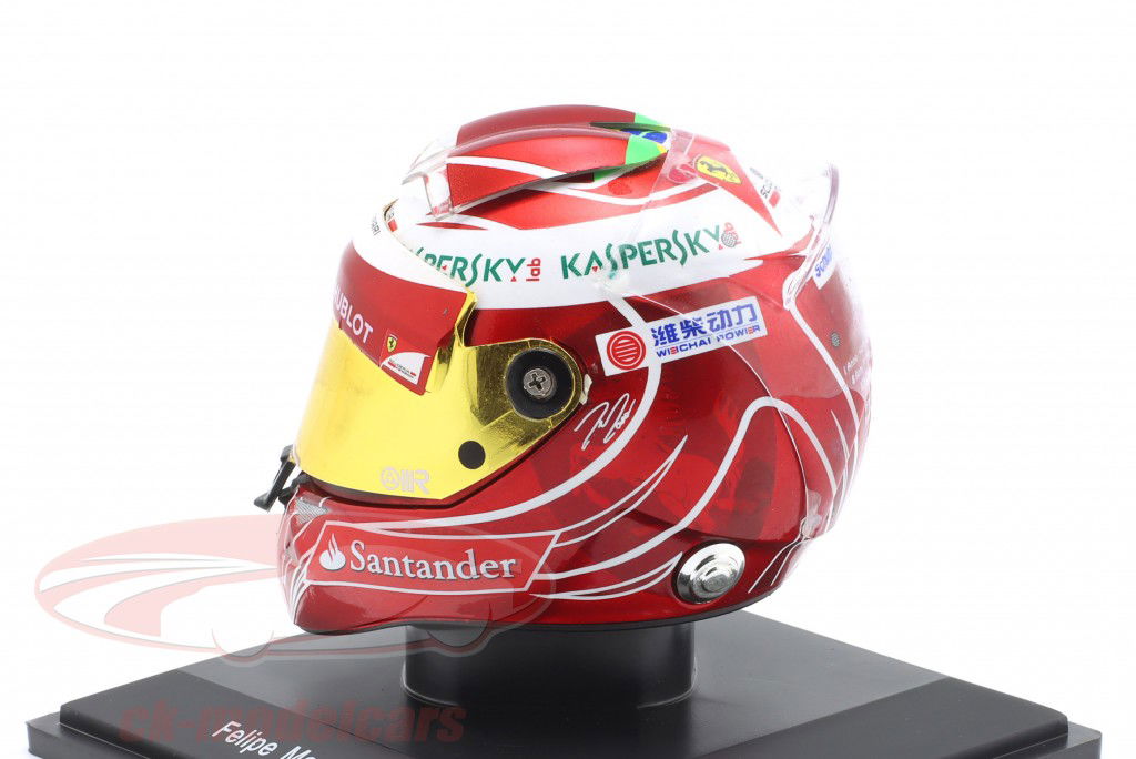 Felipe Massa Scuderia Ferrari #4 Formel 1 2013 Helm 1:5 Spark Editions