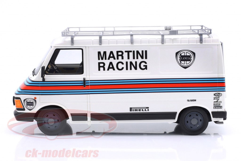 3-auto set Rallye Monte Carlo 1983: Fiat 242 & Lancia 037 Rally #1 met Aanhangwagen 1:18 OttOmobile
