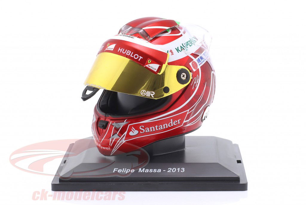 Felipe Massa Scuderia Ferrari #4 formule 1 2013 helm 1:5 Spark Editions