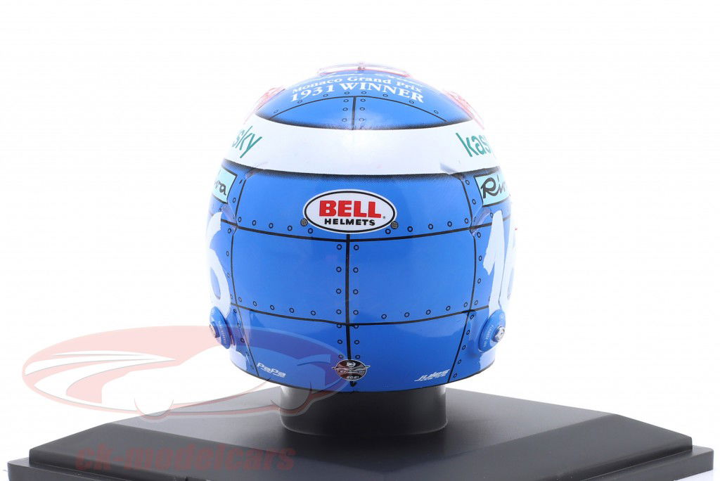 Charles Leclerc Scuderia Ferrari #16 Monaco GP 2021 casque 1:5 Spark Editions