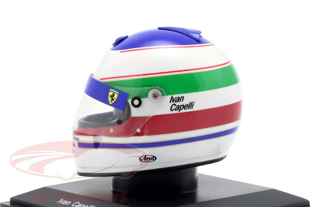Ivan Capelli Scuderia Ferrari #28 Formula 1 1992 helmet 1:5 Spark Editions