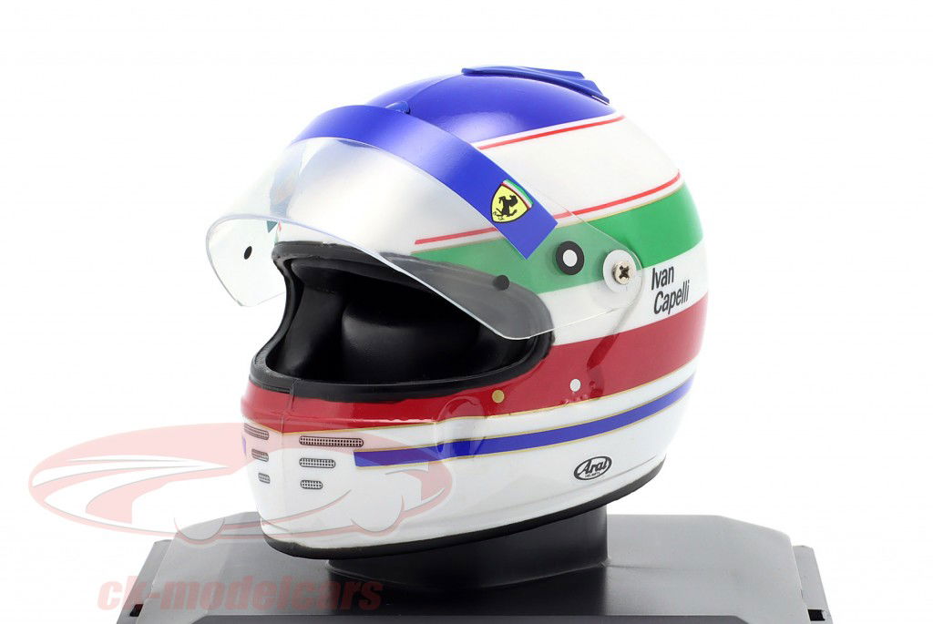 Ivan Capelli Scuderia Ferrari #28 Formula 1 1992 helmet 1:5 Spark Editions