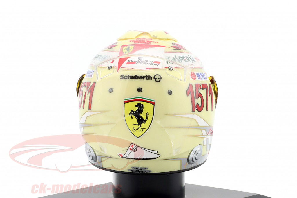 F. Alonso Scuderia Ferrari #3 4ème Japon GP formule 1 2013 casque 1:5 Spark Editions