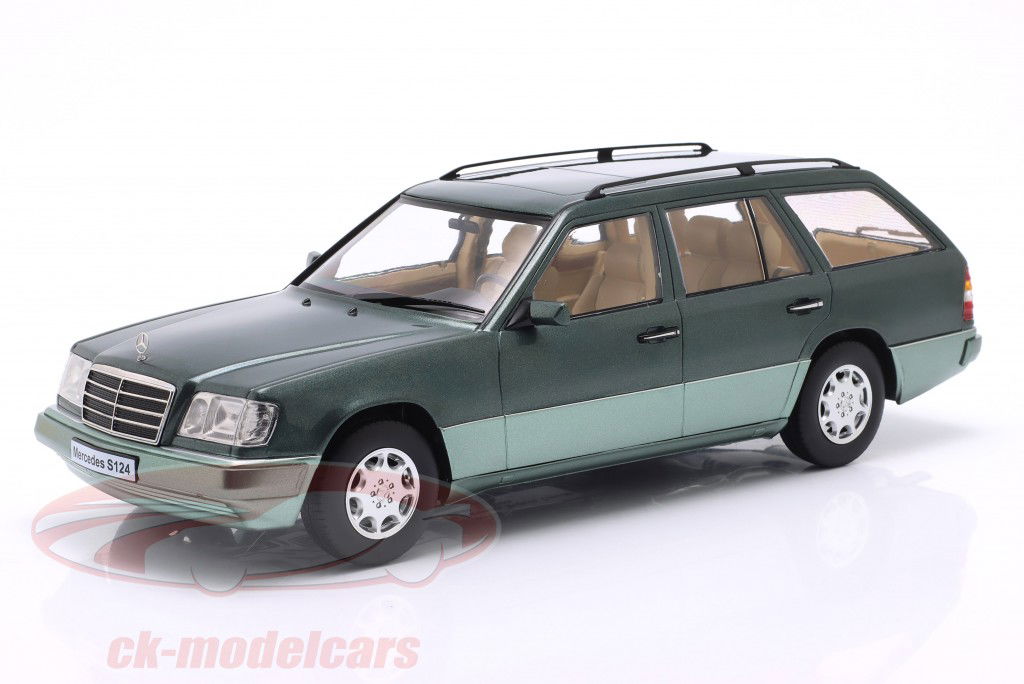 Mercedes-Benz Classe E Modello T (S124) Anno di costruzione 1995 verde malachite metallico 1:18 Triple9