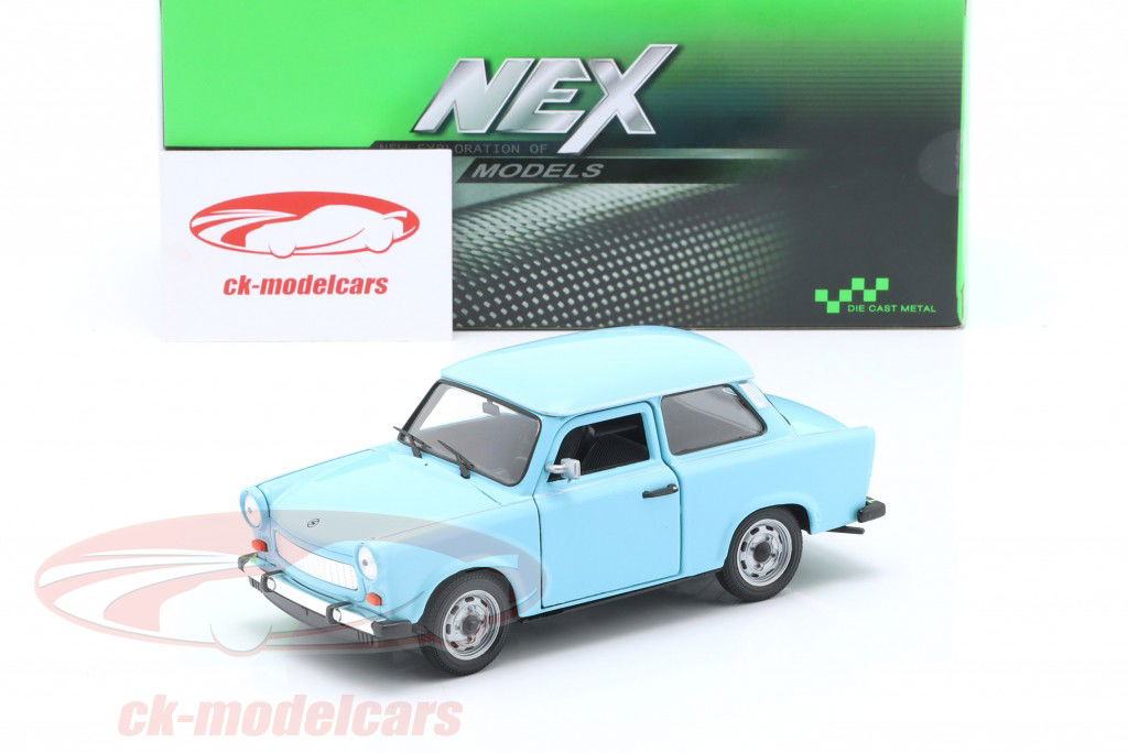 Trabant 601 lichtblauw 1:24 Welly