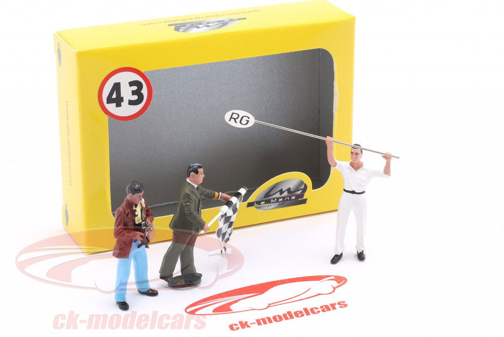 Set di figure Robert, Leon & Manfred 1:43 LeMans Miniatures