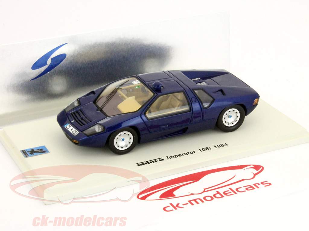 IsderaIsdera Imperator 108i anno 1984 blu scuro Spark 1:43