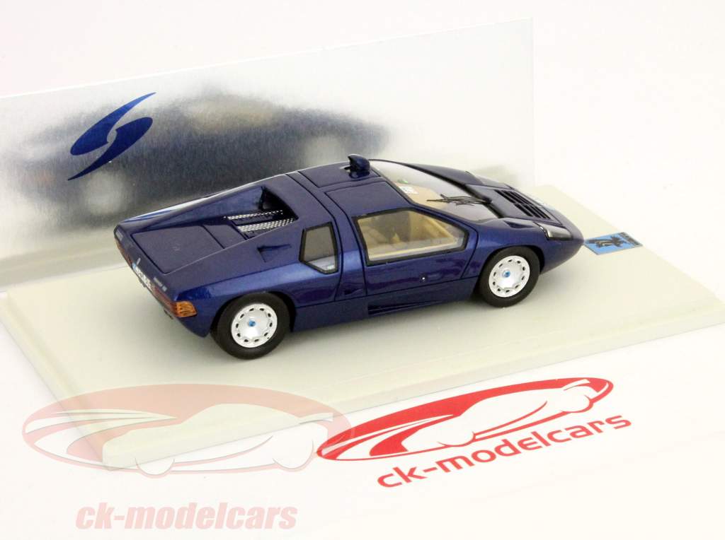 IsderaIsdera Imperator 108i anno 1984 blu scuro Spark 1:43