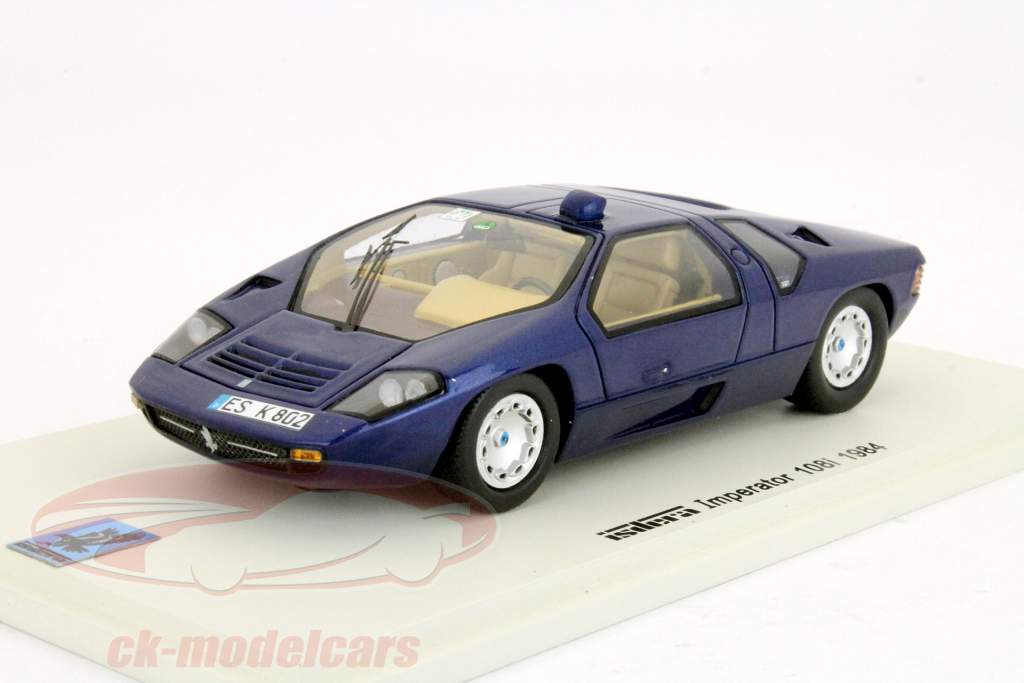 Isdera Imperator 108i 1984 dark blue 1:43 Spark