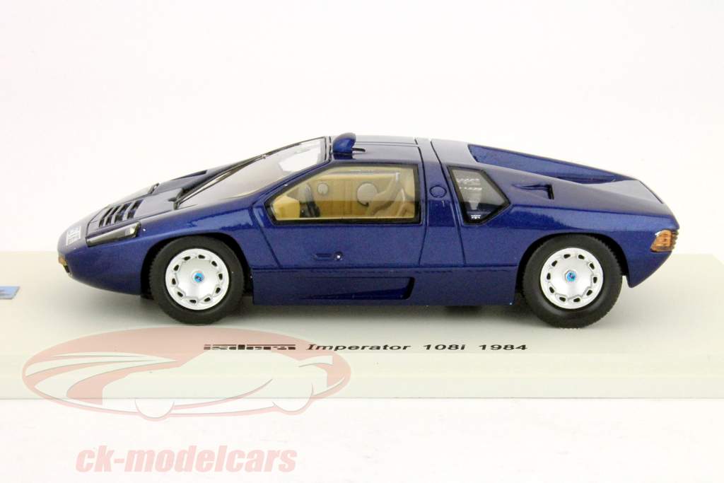 IsderaIsdera Imperator 108i anno 1984 blu scuro Spark 1:43