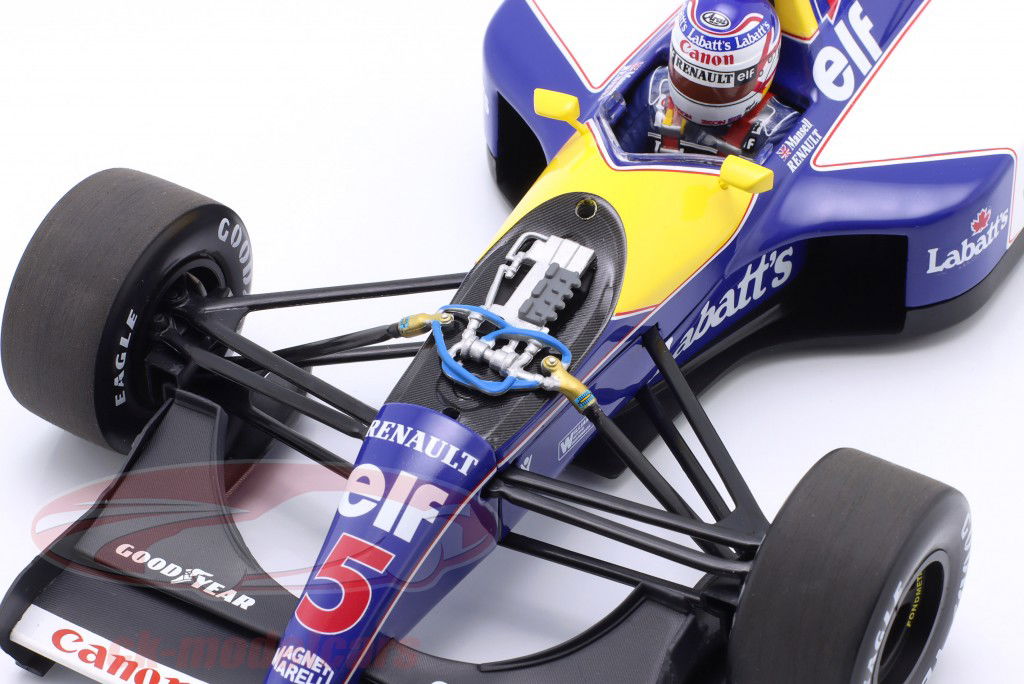 美品◆MINICHAMPS Williams Renault FW14B Williams F1 FW14B #5 Nigel Mansell 1992 World Champion 1:18