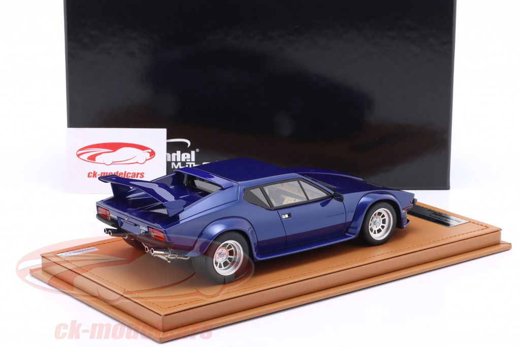 De Tomaso Pantera GT5 Год постройки 1982 синий металлический 1:18 Tecnomodel
