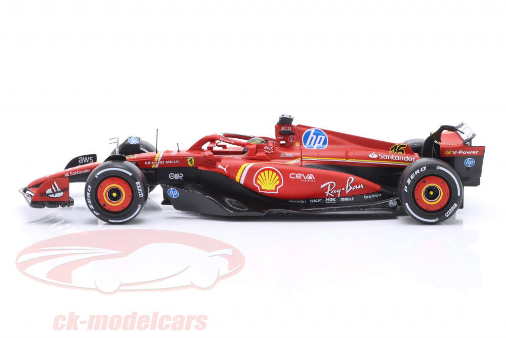 Charles Leclerc Ferrari SF-24 #16 Sieger Italien GP Formel 1 2024 1:18 Bburago