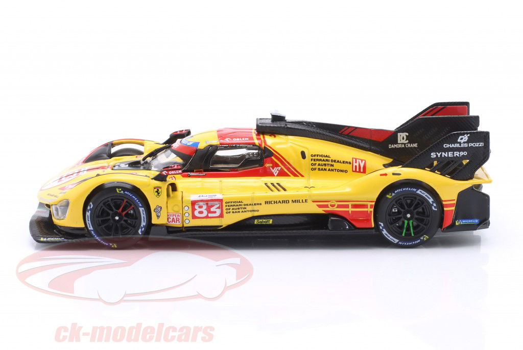 Ferrari 499P #83 24h LeMans 2024 Kubica, Shwartzman, Ye 1:43 Bburago