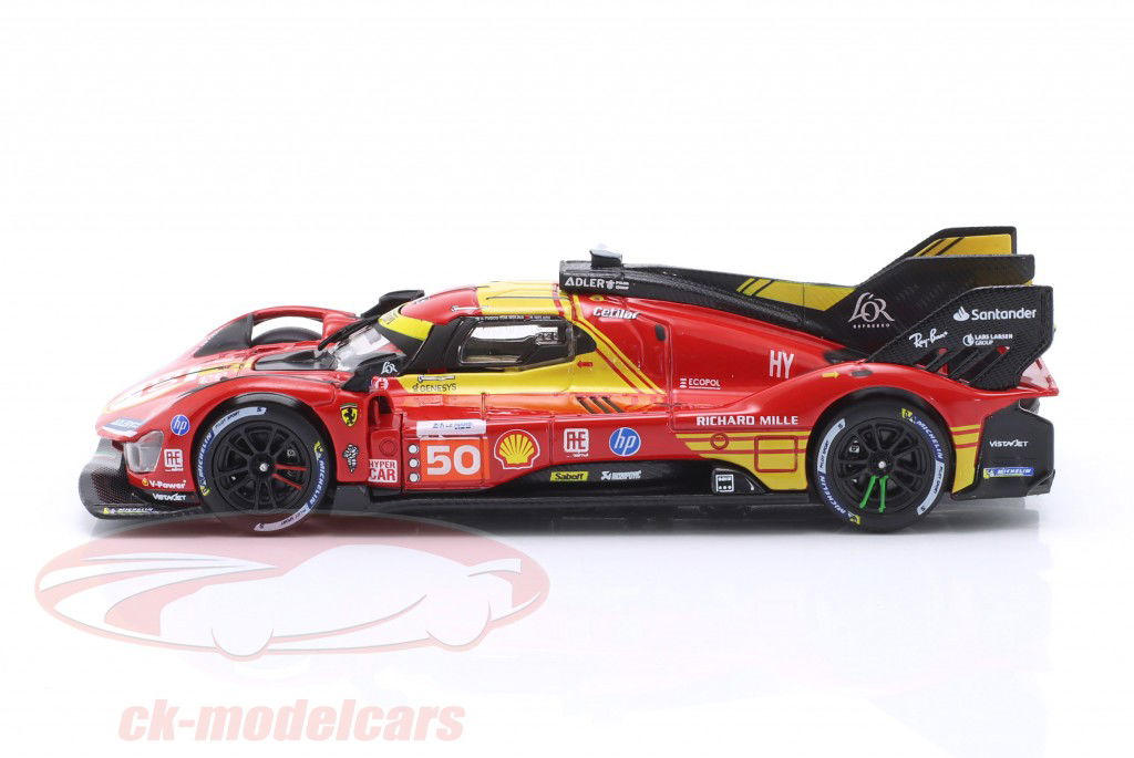 Ferrari 499P #50 vincitore 24h LeMans 2024 Fuoco, Molina, Nielsen 1:43 Bburago